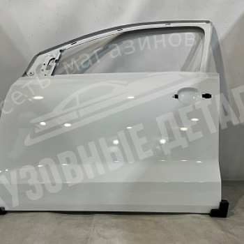 Дверь передняя ЛЕВАЯ Volkswagen Polo LC9A 0Q Pure White Белый